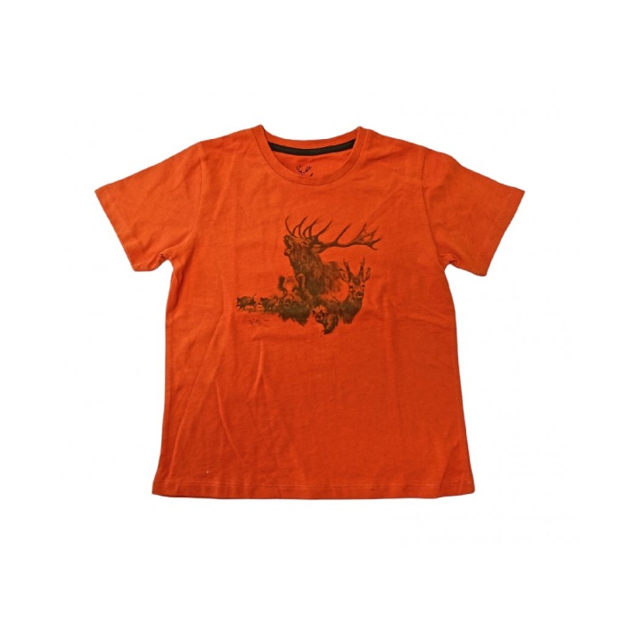 Tričko detské zvery oranžové
