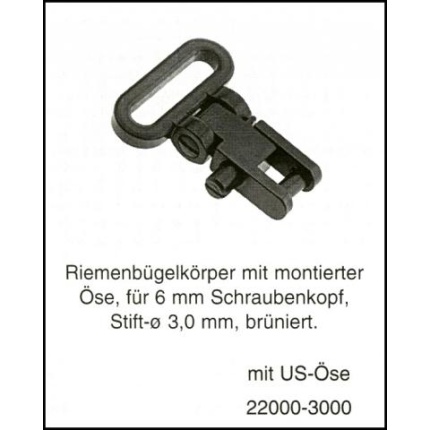 Pútko na remeň - rýchloupínacie US  22000-3000